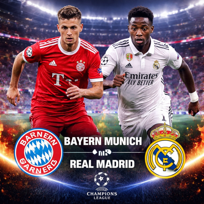 Champions – Bayern Munich x Real Madrid