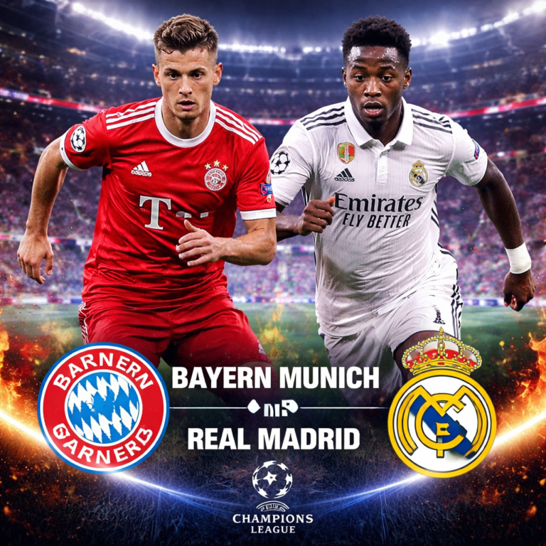 Champions – Bayern Munich x Real Madrid