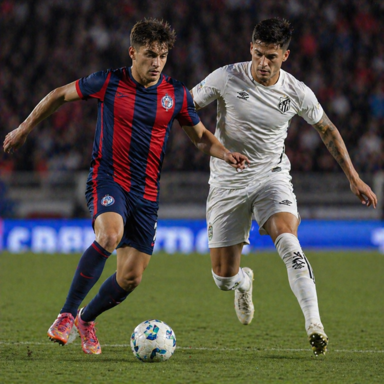 San Lorenzo contra Santos