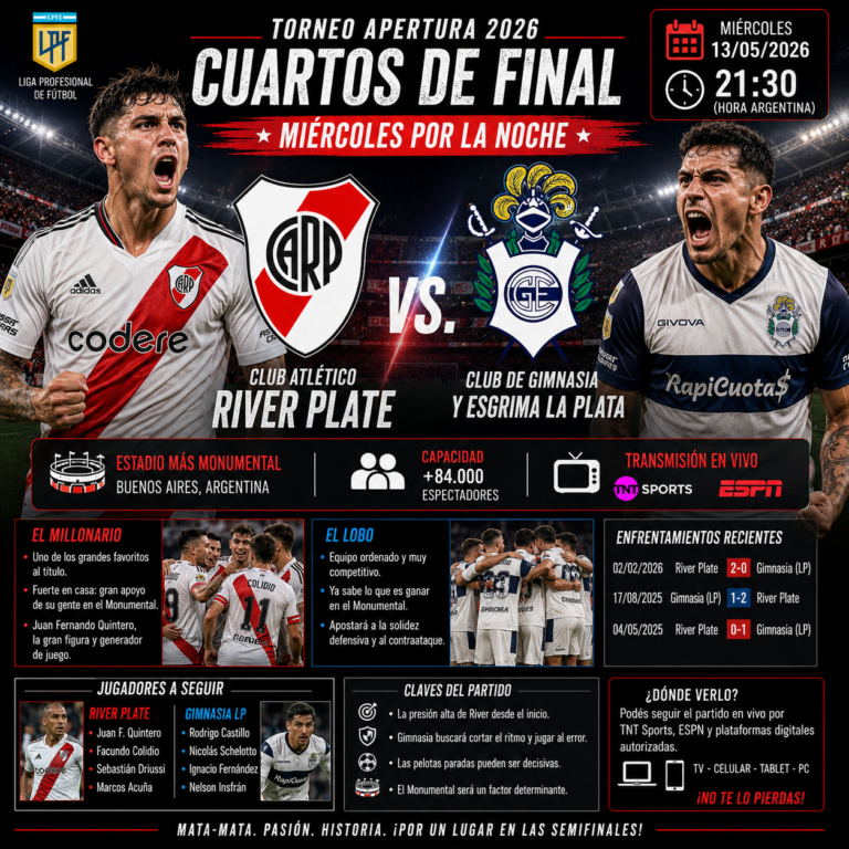 River Plate x Gimnasia