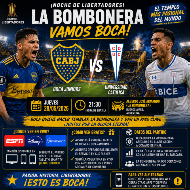 Boca Juniors x Universidad Católica