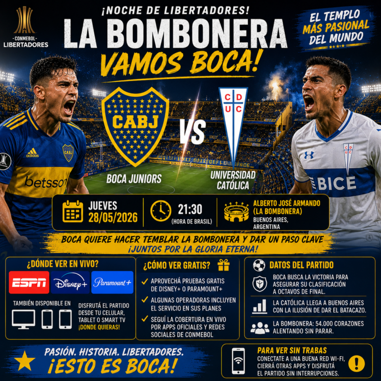 Boca Juniors x Universidad Católica