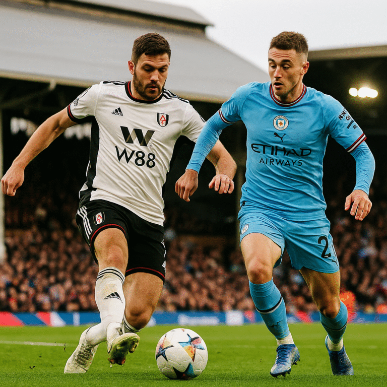 ⚽Premier League – Fulham vs City