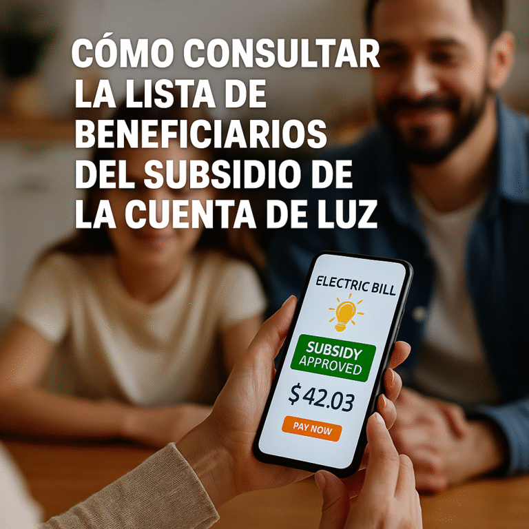 Como Consultar os Beneficiários do Subsídio de Energia Elétrica
