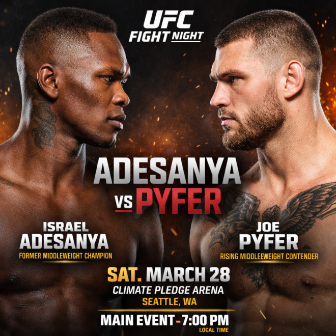 UFC – ADESANYA vs PYFER