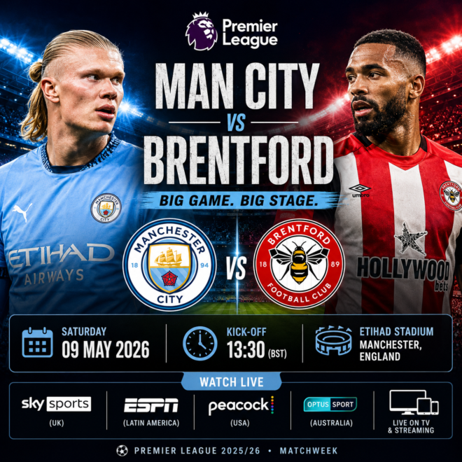 Manchester City x Brentford