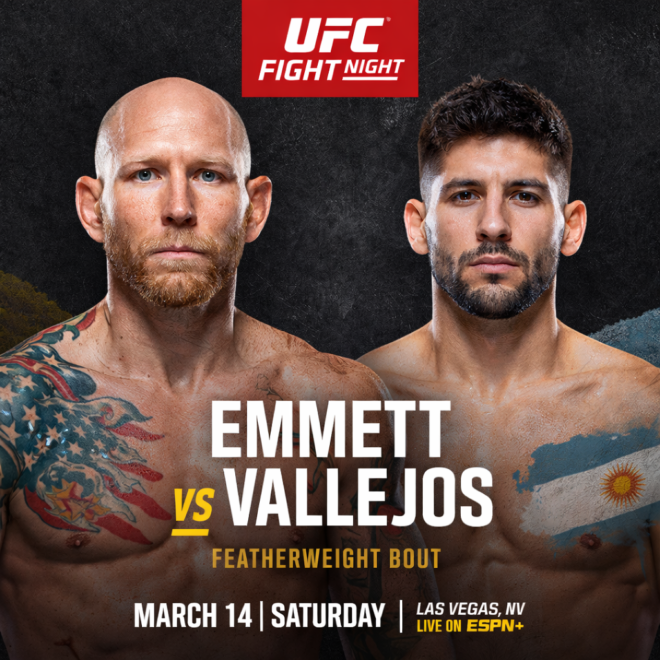 Fight Night – Josh Emmett vs Kevin Vallejos