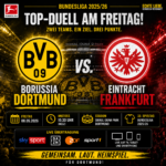 Borussia Dortmund x Eintracht Frankfurt