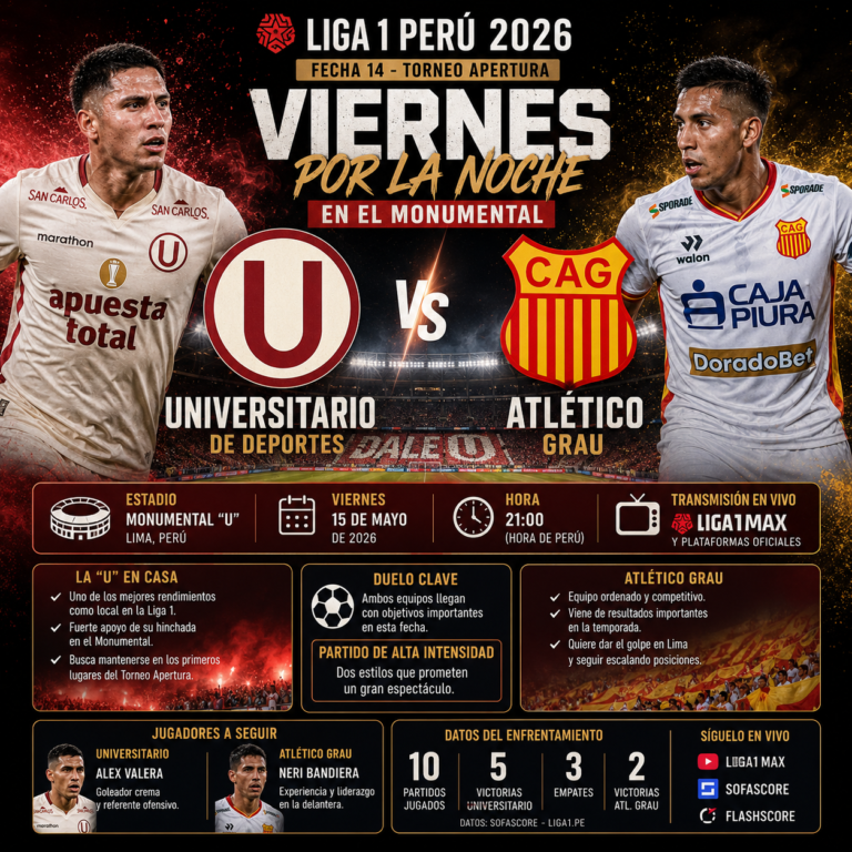 Universitario x Atlético Grau