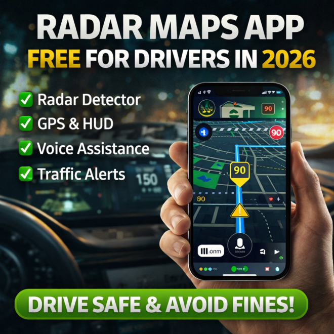 📱🚗 RADAR MAPS APP