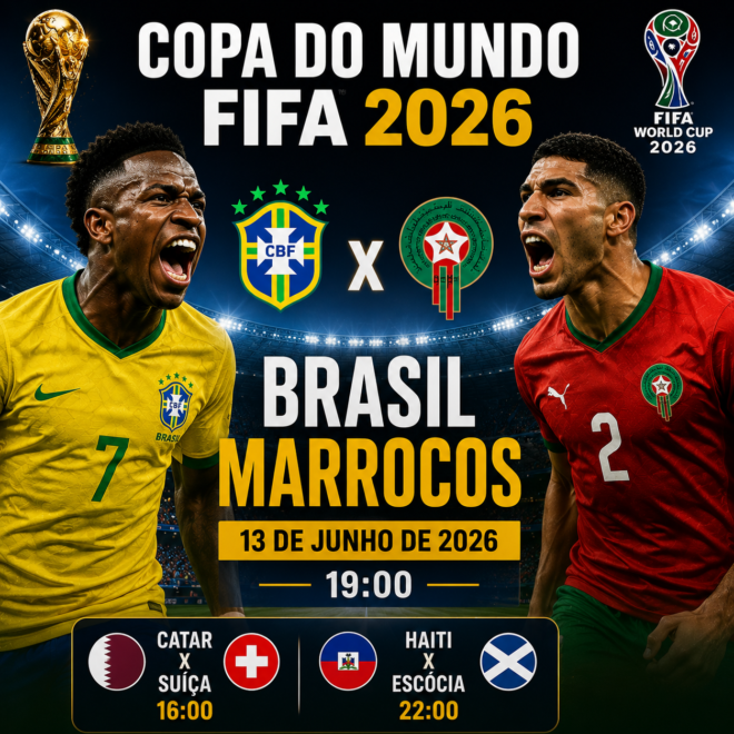 World Cup 2026™ Brasil x Marrocos