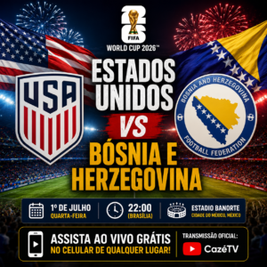 World Cup 2026™ Estados Unidos x Bósnia